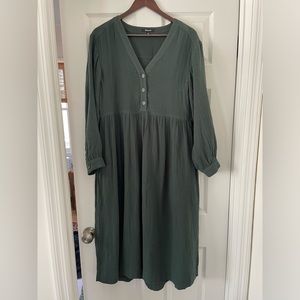 Midi green Madewell dress